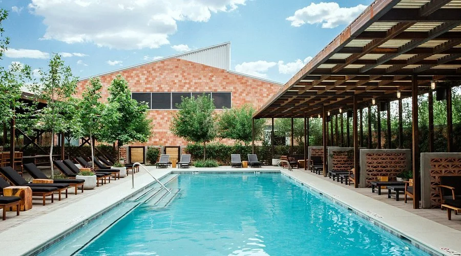The Pool Bar at Hotel Saint George in Marfa, Texas
